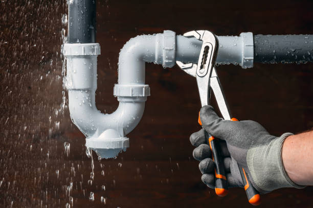 Professional Burst Pipe Repair technician working in Channahon, IL